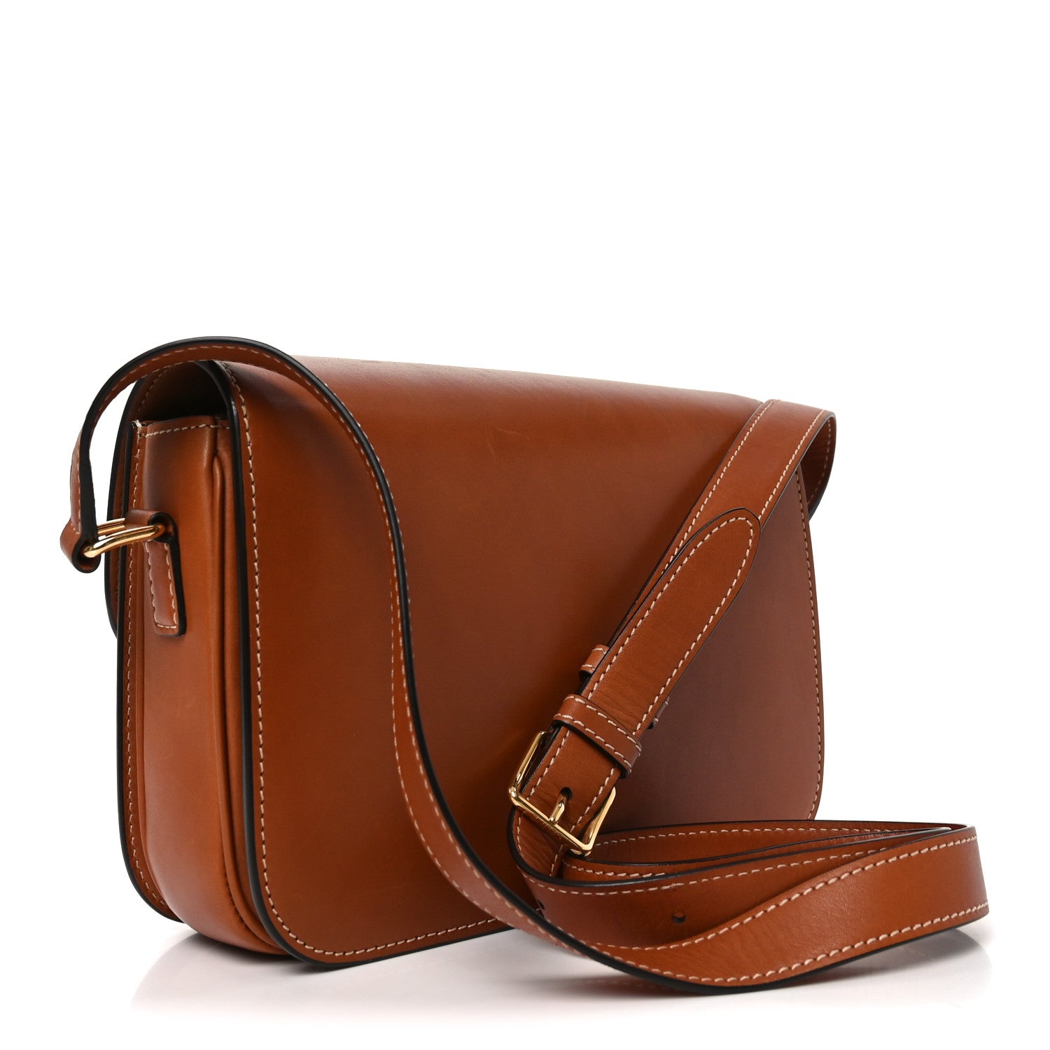 Celine Natural Calfskin Medium Triomphe Tan 3 of 10