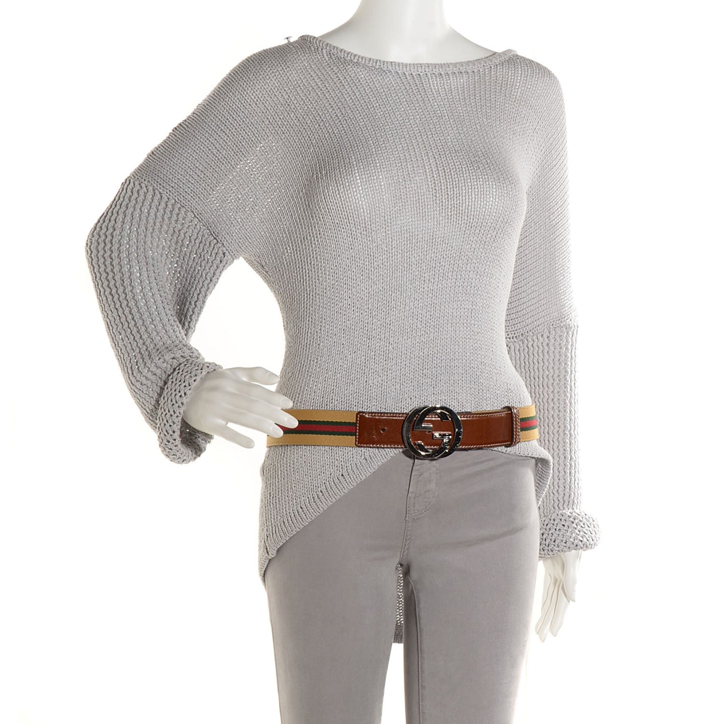 Canvas Web Interlocking G Belt 90 36