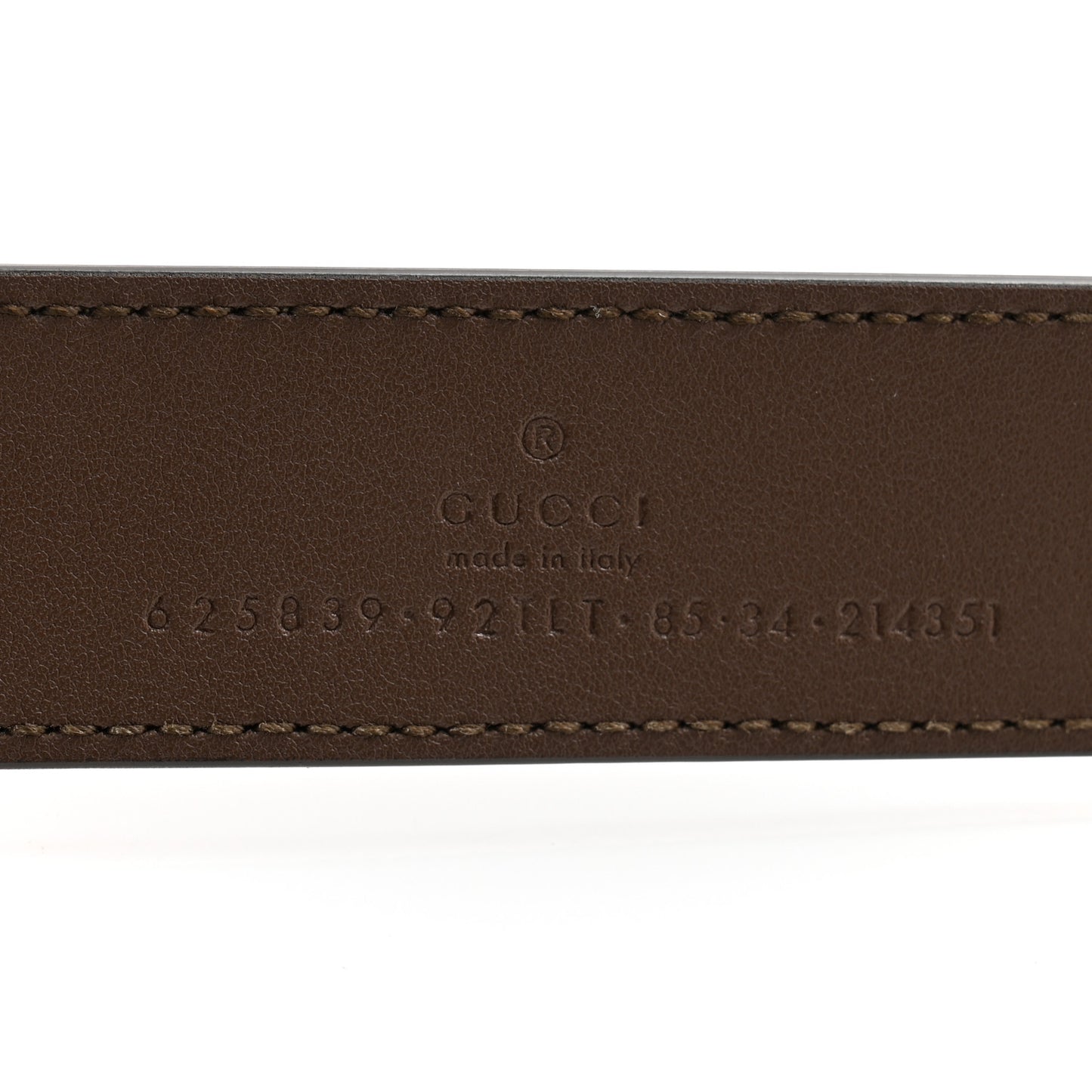 GG Supreme Monogram Matte Plutone Calfskin Double G 30mm Belt 85 34 Beige Ebony New Acero