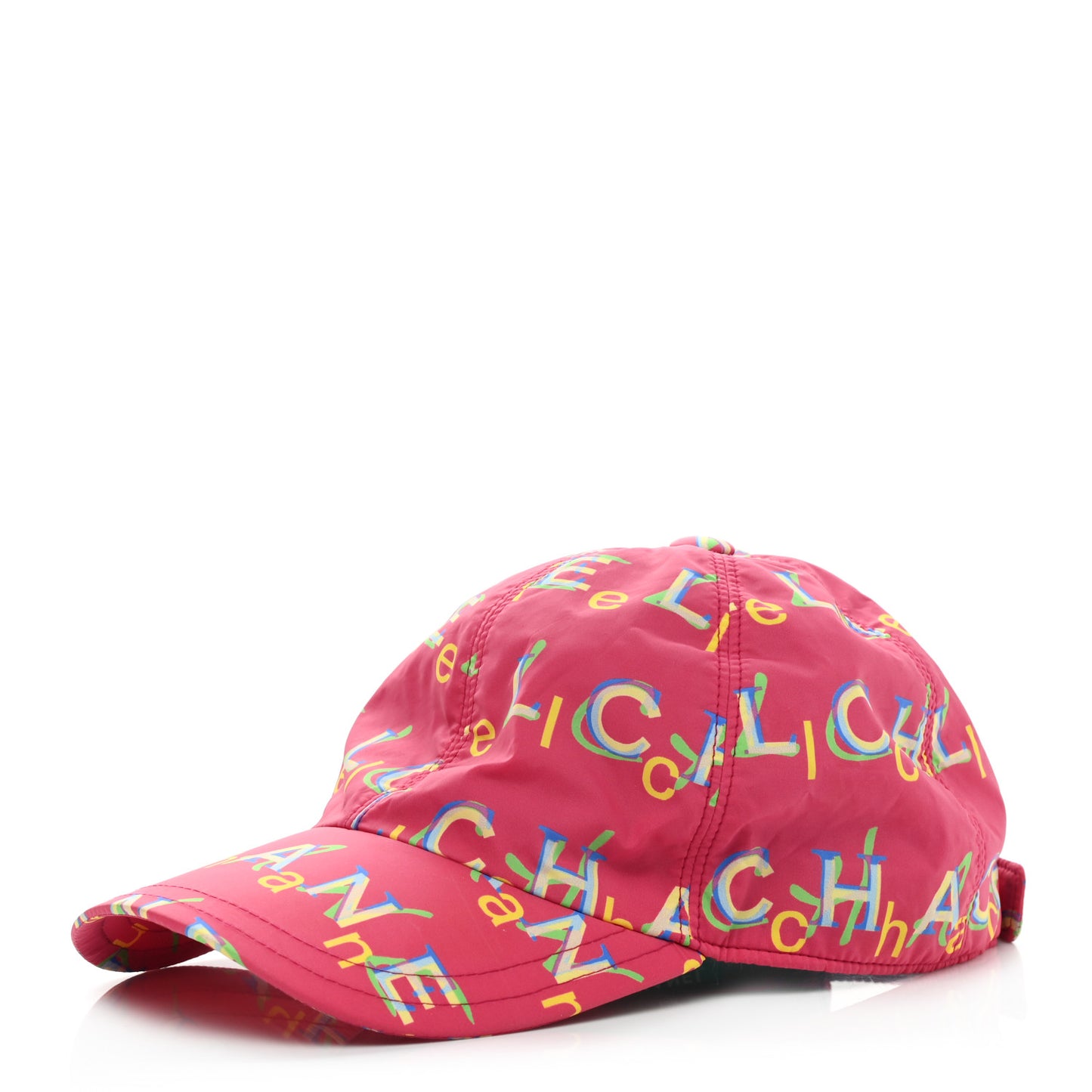 Nylon Logo Cap Hat Fuchsia