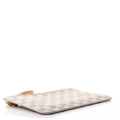 Louis Vuitton Damier Azur Neverfull MM GM Pochette 3 of 4