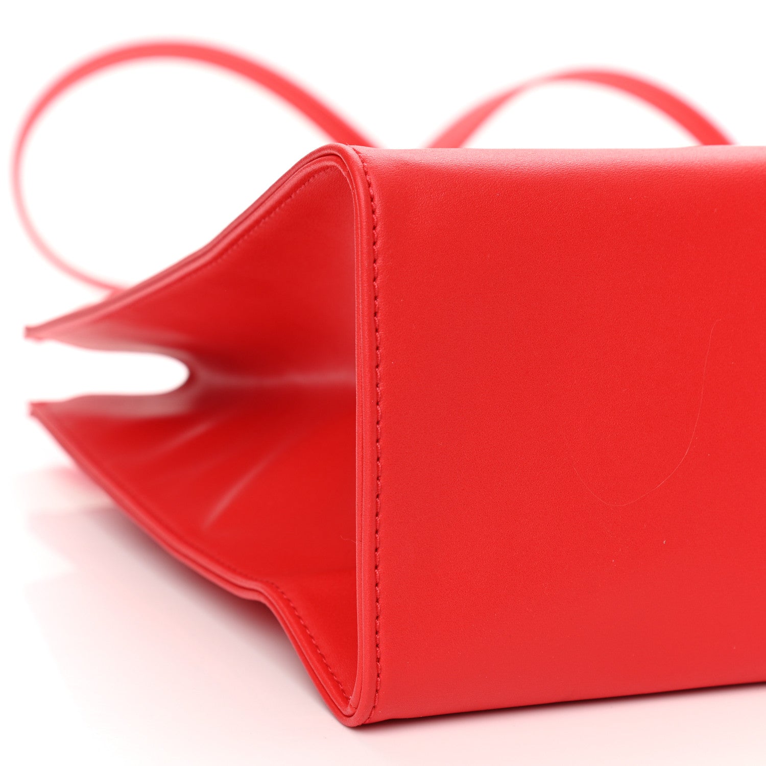 Telfar Vegan Leather Medium Shopping Bag Red 7 of 7