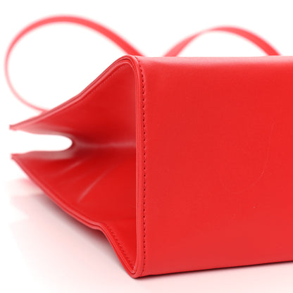 Telfar Vegan Leather Medium Shopping Bag Red 7 of 7