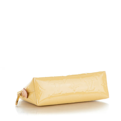 Louis Vuitton Vernis Cosmetic Pouch Citrine 4 of 7