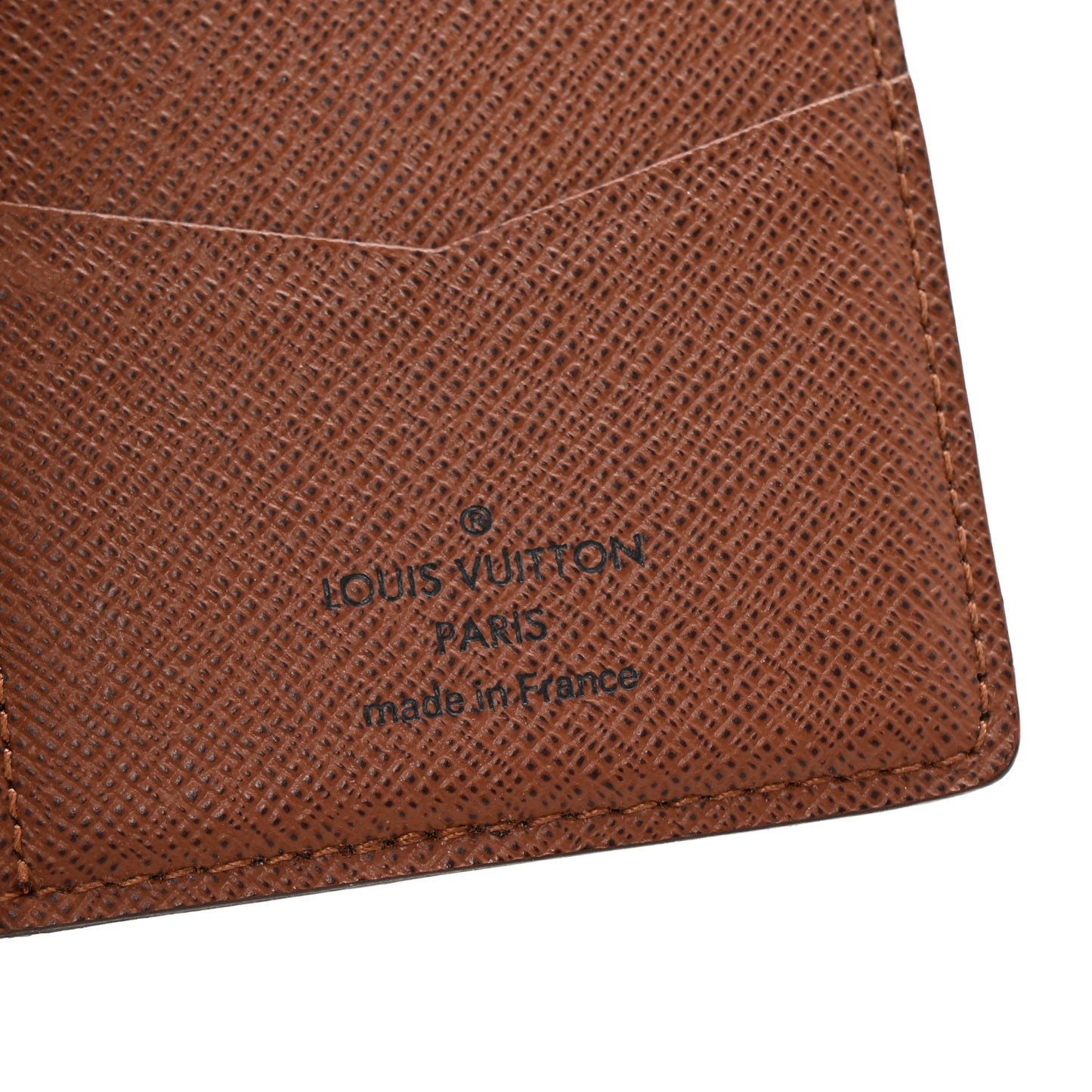 Monogram Pocket Organizer Card Holder NM