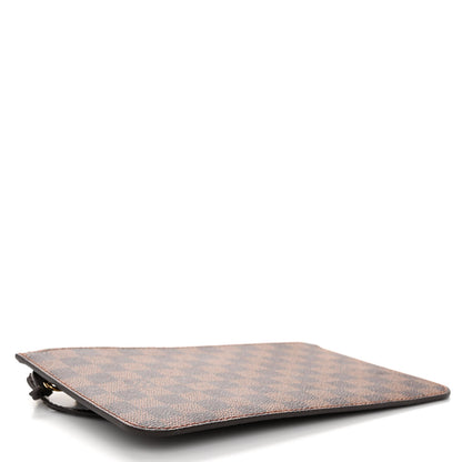 Louis Vuitton LOUIS VUITTON Damier Ebene Neverfull MM GM Pochette Rose Ballerine 4 of 6