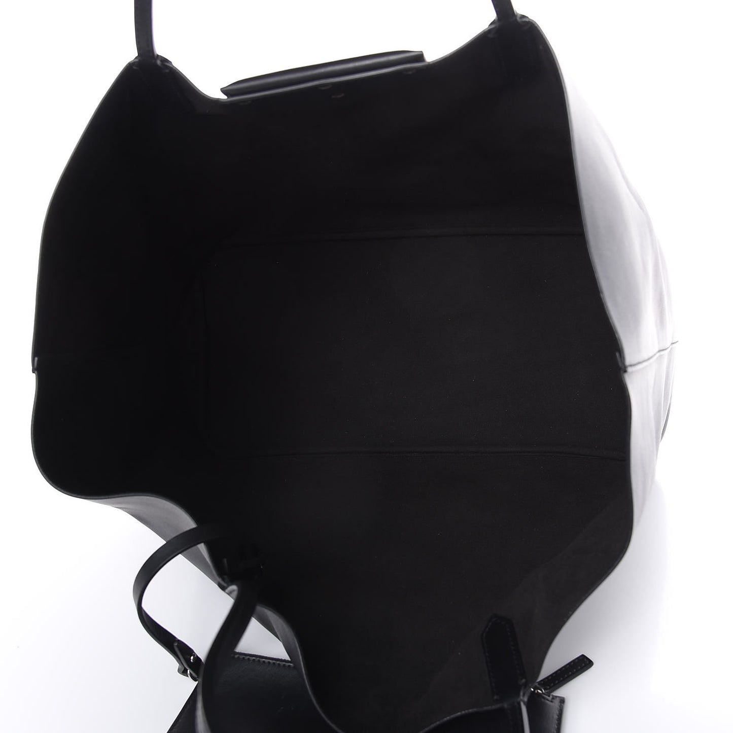 Calfskin Gothic Large Antigona Tote Black