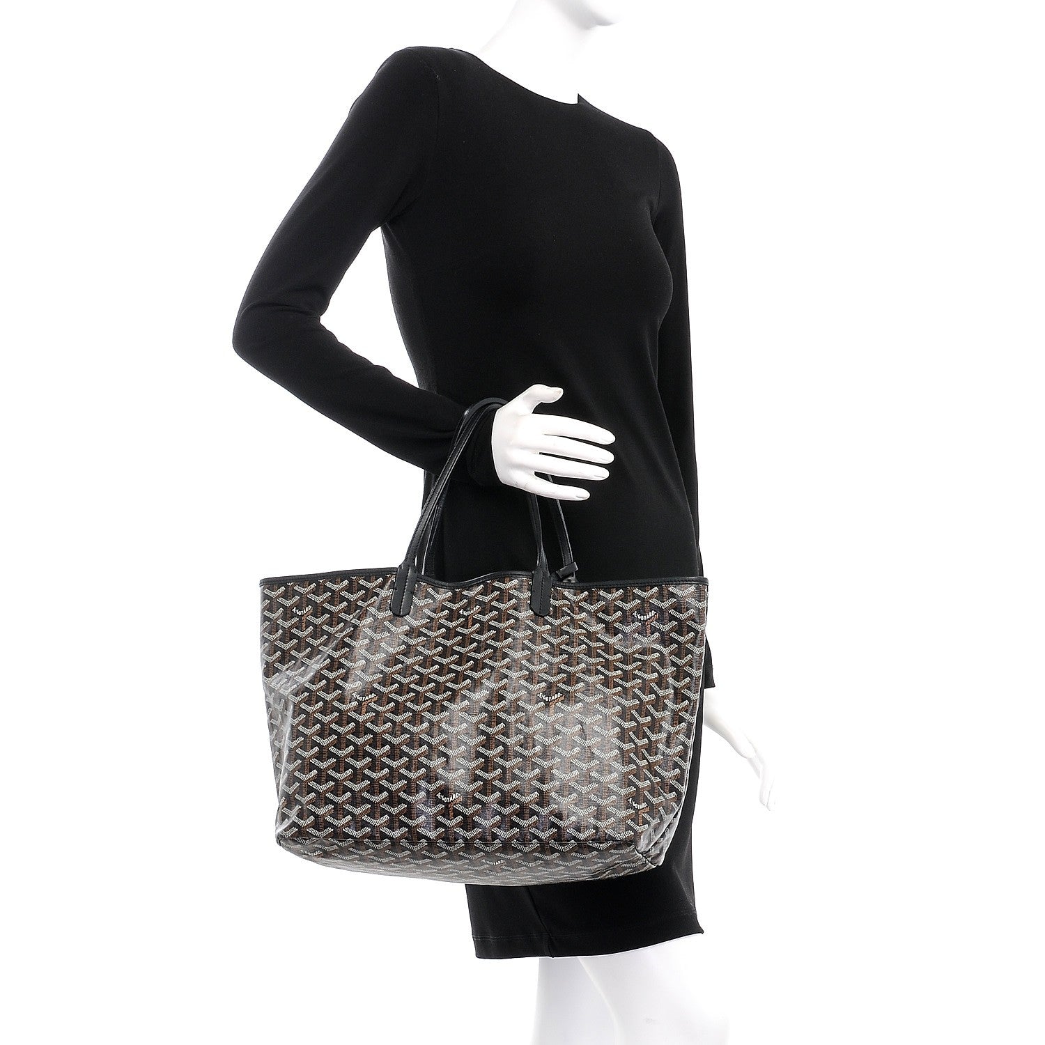 Goyard Goyardine Saint Louis PM Black 2 of 7