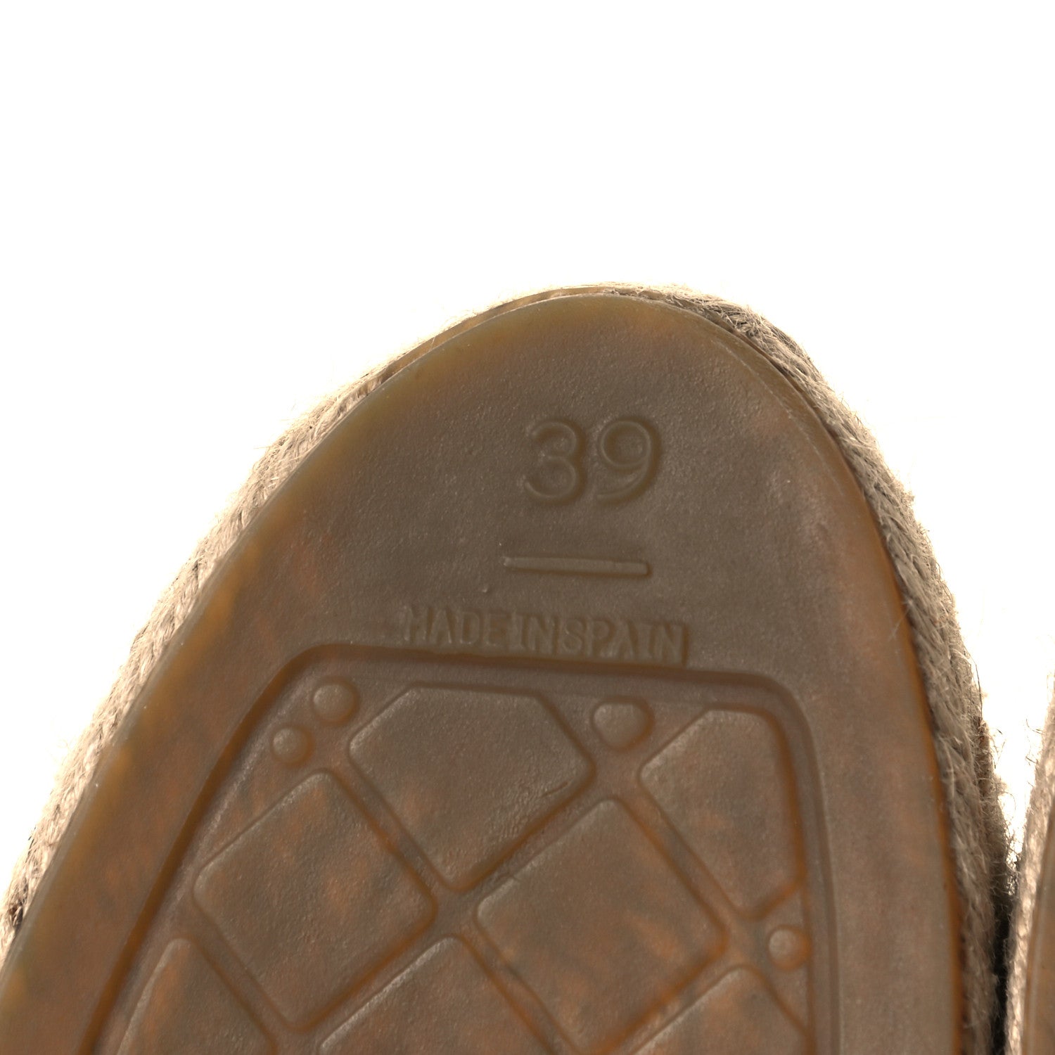Chanel Woven Fabric Grosgrain CC Espadrilles 39 Beige Black 8 of 9