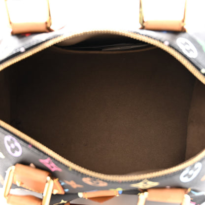Louis Vuitton Monogram Multicolor Speedy 30 Black 5 of 12