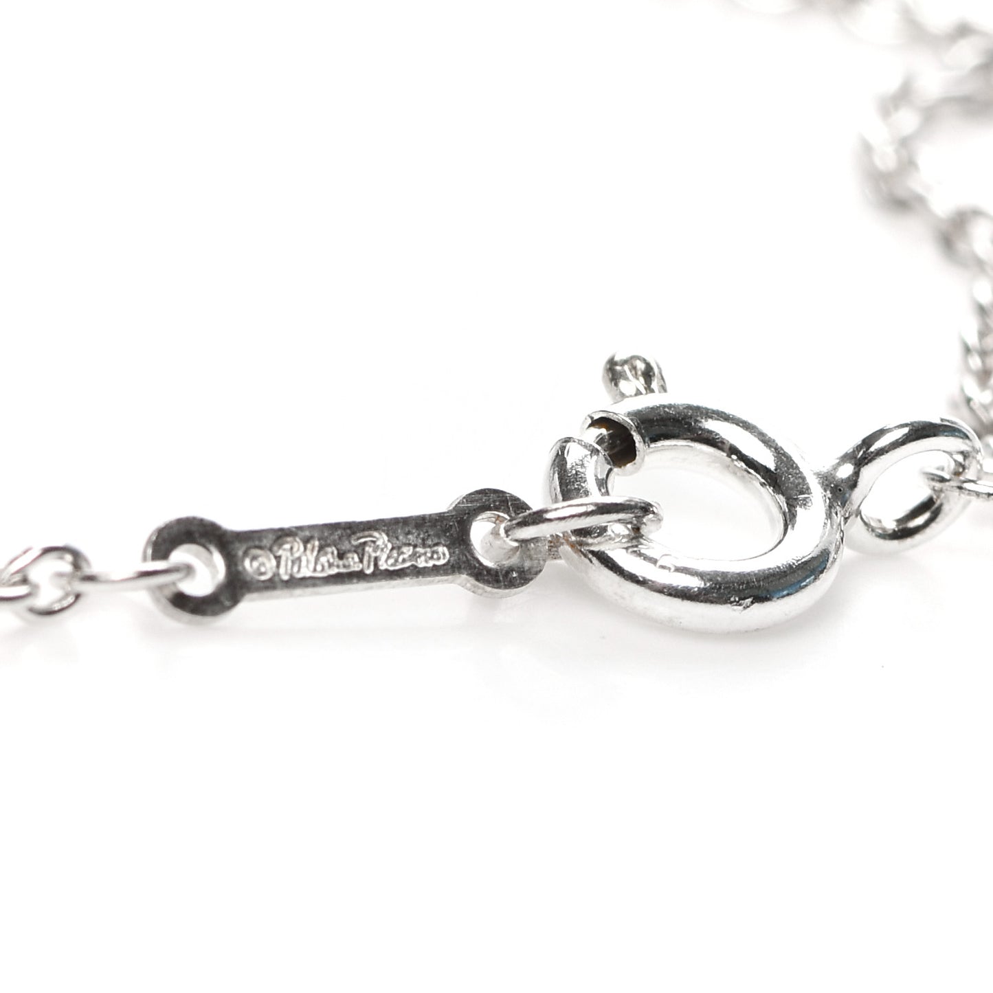 Sterling Silver Graffiti Peace Bracelet