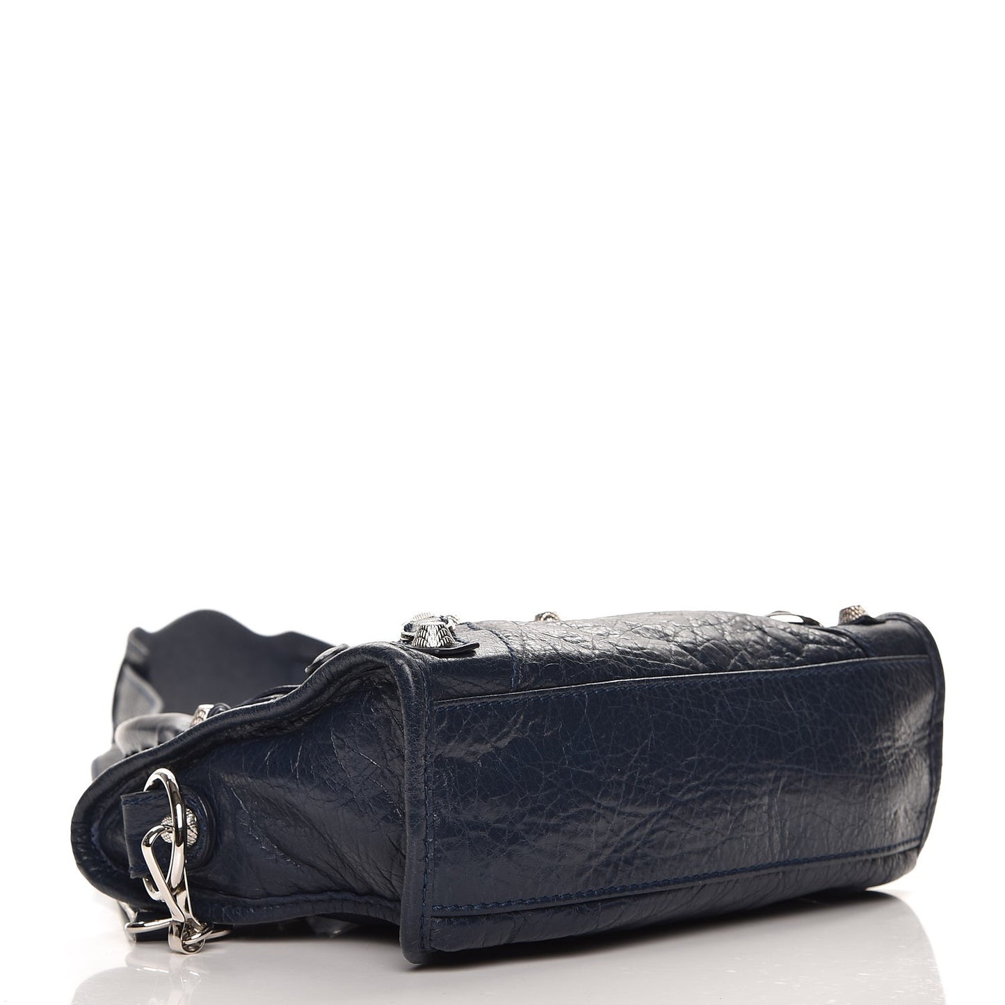 Agneau Giant 12 Silver Hardware Mini City Bleu Obscur
