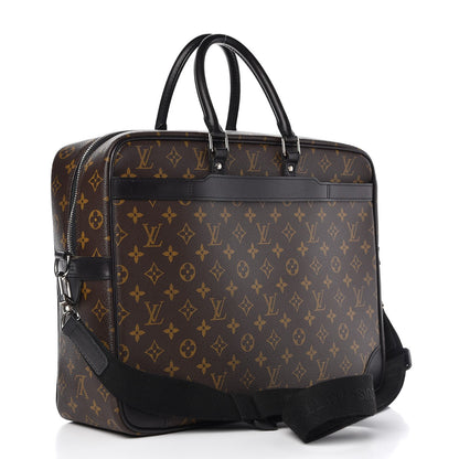 Louis Vuitton Monogram Macassar Porte-Documents Voyage GM 2 of 13