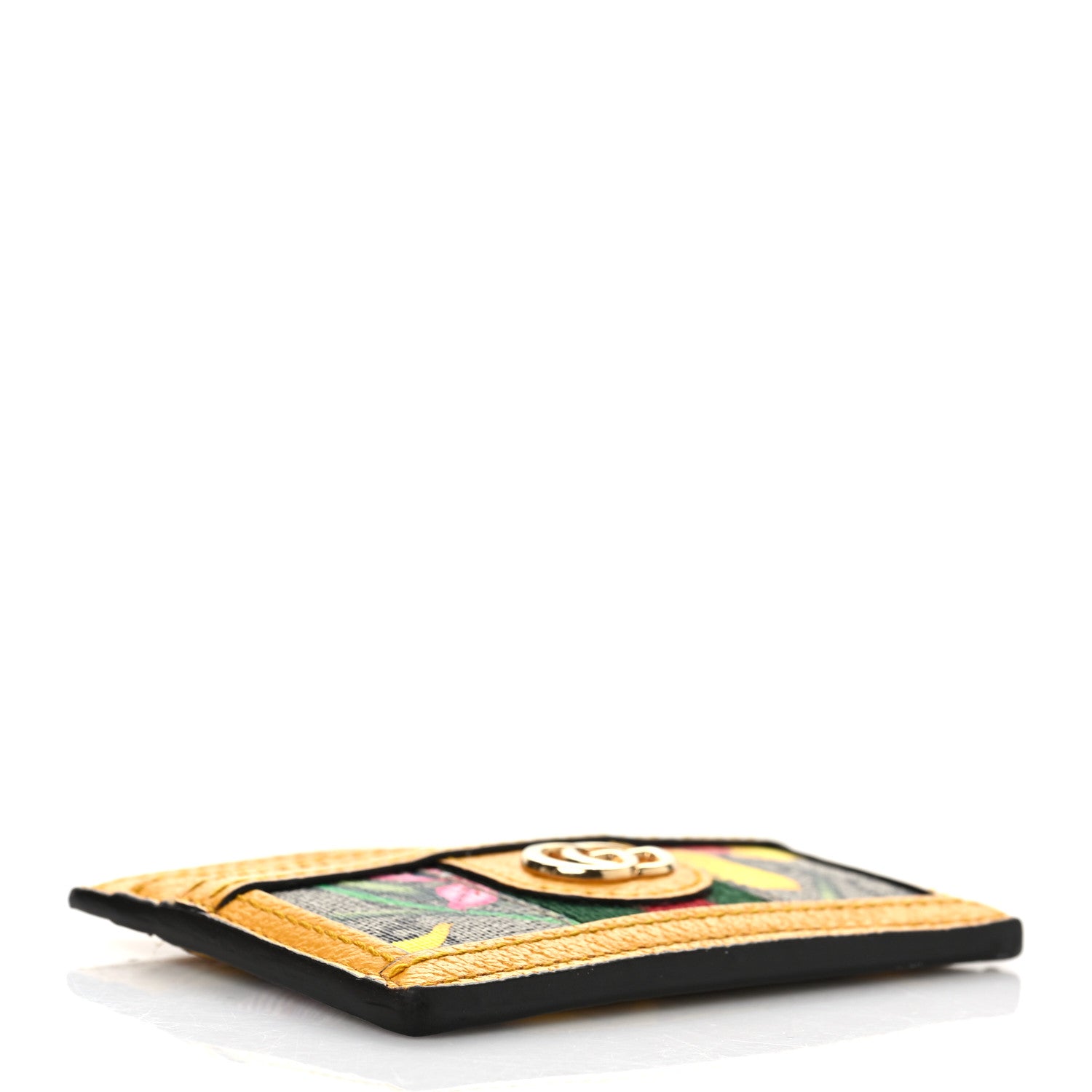 Gucci GG Supreme Monogram Flora Web Ophidia Card Holder Beige Multicolor Crop 4 of 6