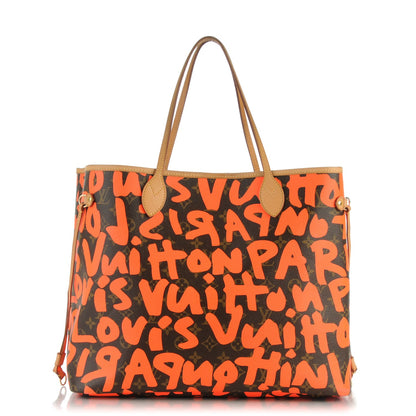 Louis Vuitton Monogram Graffiti Neverfull GM Orange 1 of 10