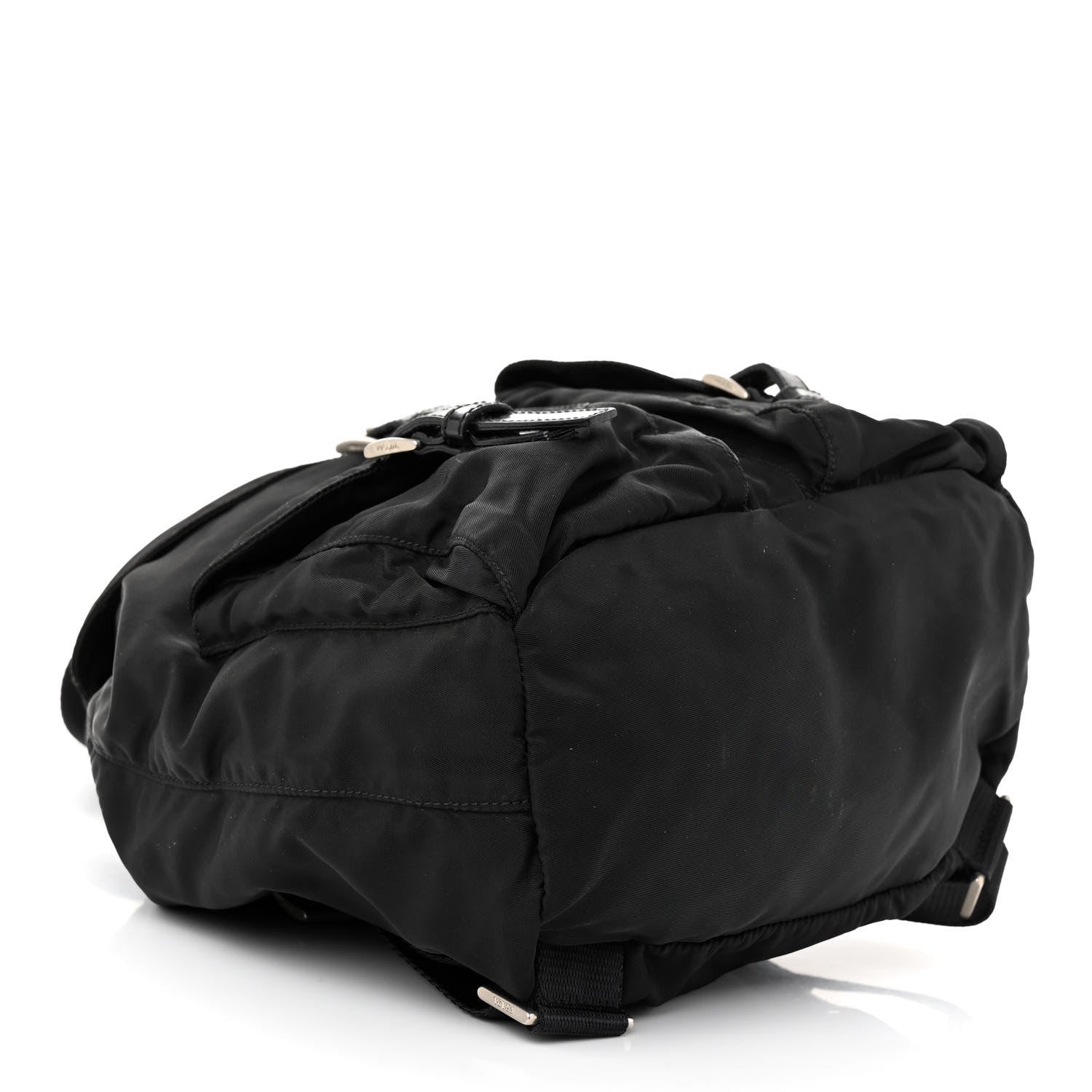 Prada Nylon Vela Medium Backpack Black 4 of 12