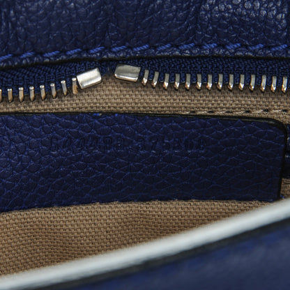 Alexander McQueen Pebbled Calfskin Mini Padlock Ultramarine 7 of 7