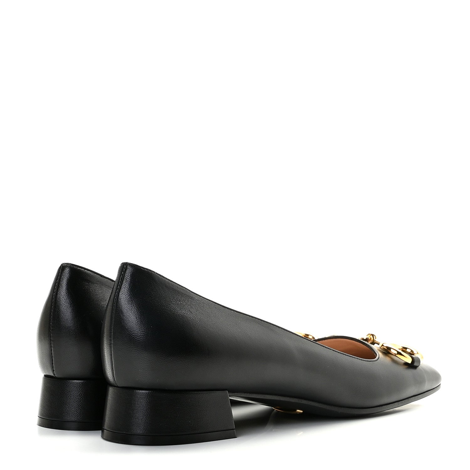 Gucci Malaga Kid Horsebit Ballet 25mm Flats 41 Black 4 of 14