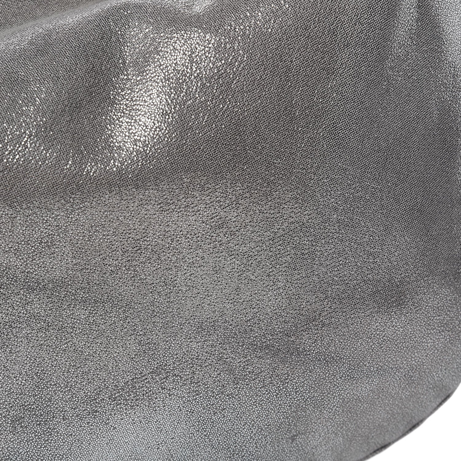 Jimmy Choo Metallic Suede Large Sky Hobo Silver 12 of 16