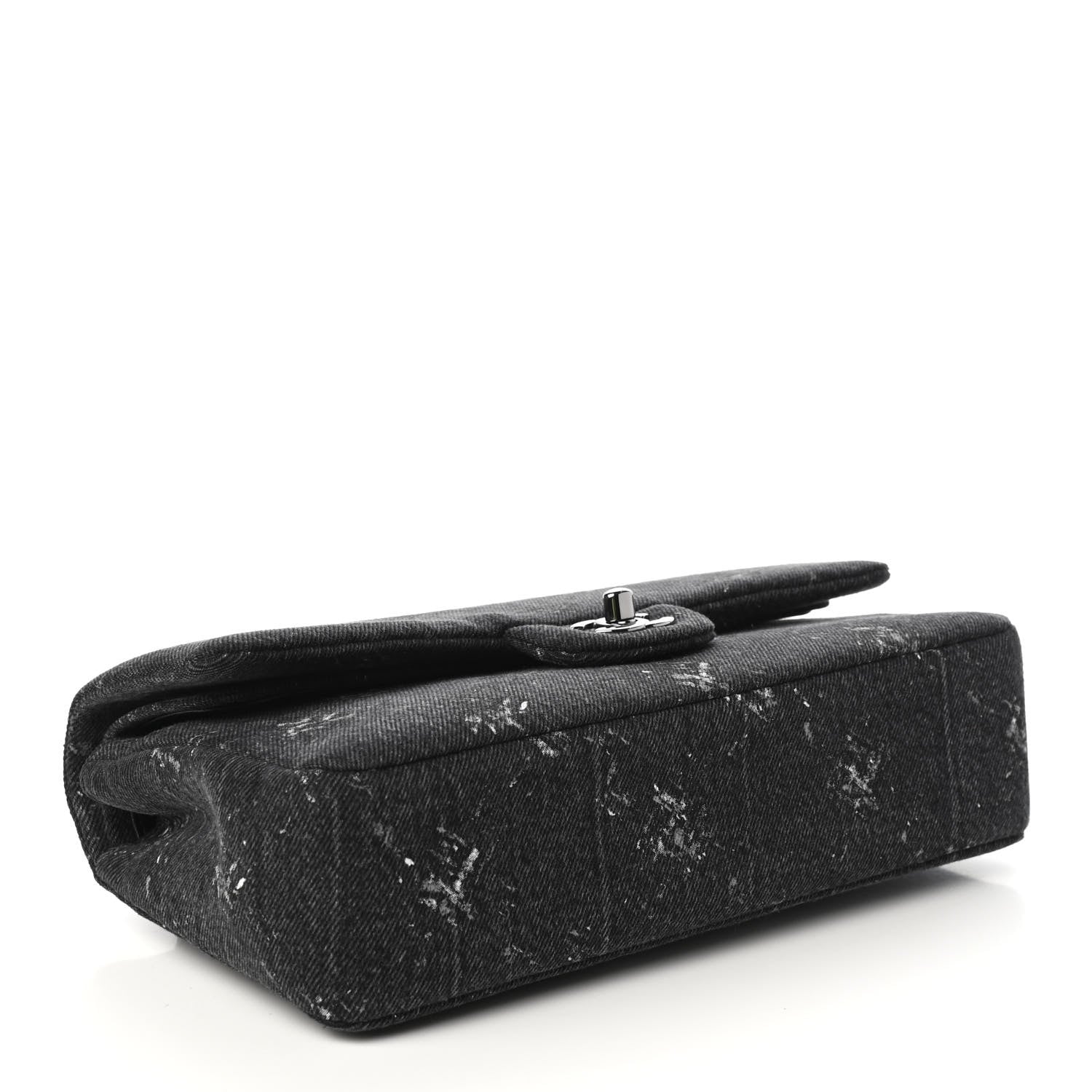 Chanel Denim Medium Double Flap Black 4 of 11