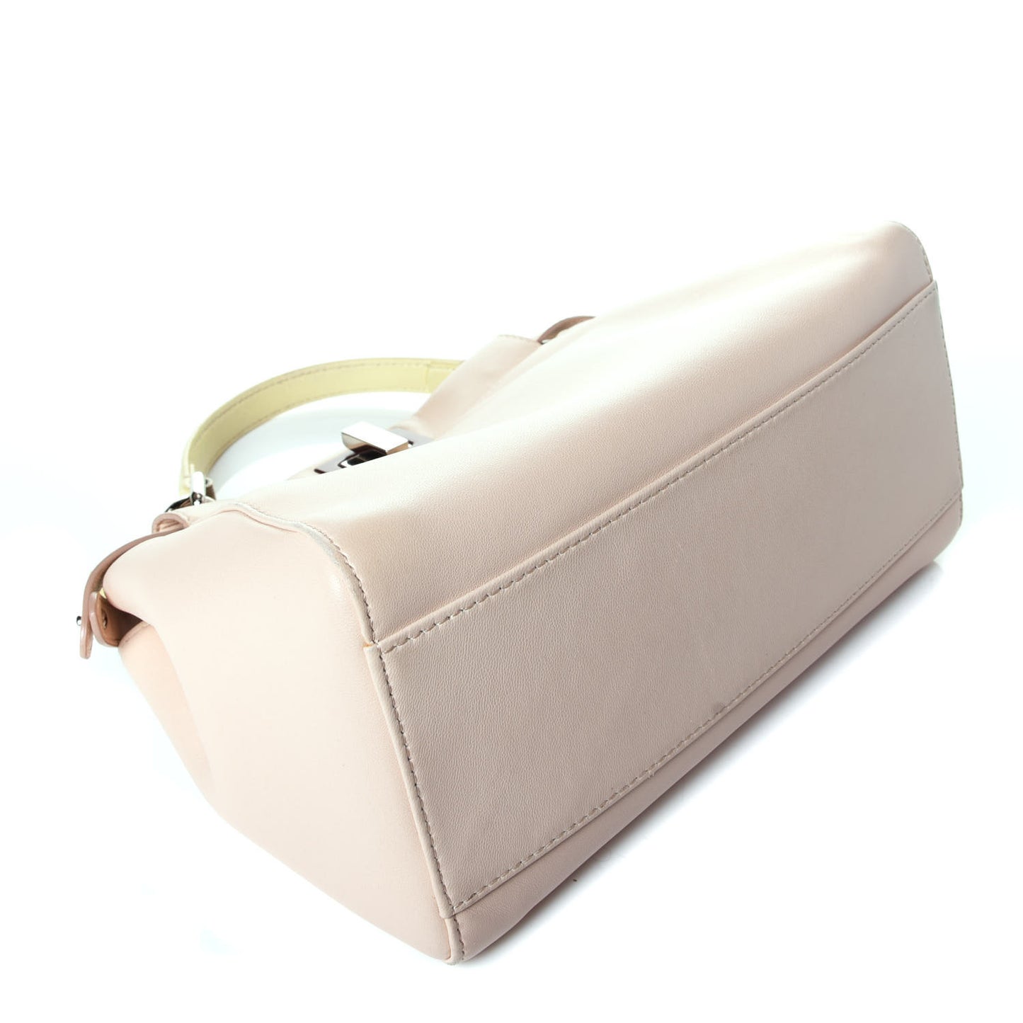 Nappa Colorblock Mini Peekaboo Iconic Satchel Plaster Banana Grigio Polvere
