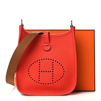 Hermes Taurillon Maurice Amazone Evelyne TPM Capucine Gold 11 of 11
