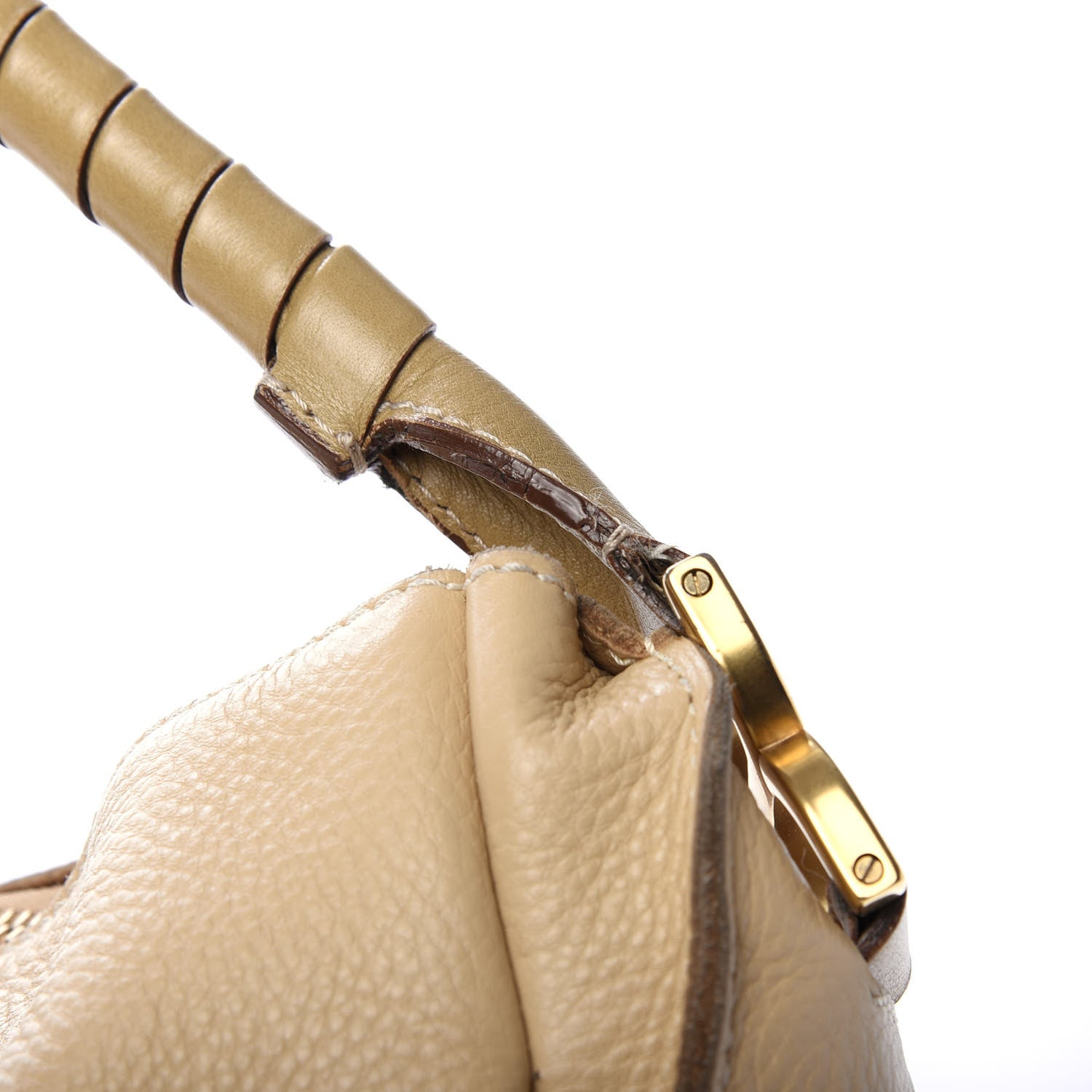 Chloe Calfskin Large Marcie Hobo Beige 14 of 17