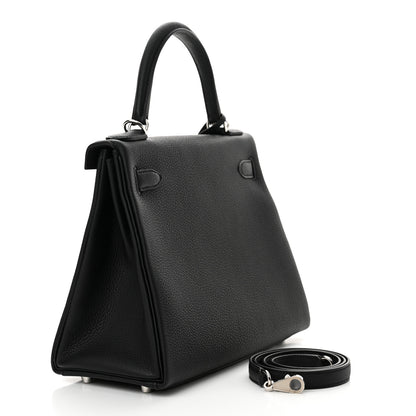 Hermes Togo Kelly Retourne 28 Black 3 of 11