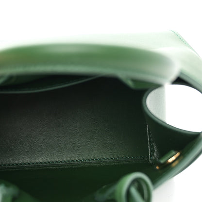Salvatore Ferragamo Calfskin Mini Hug Bag Forest Green 5 of 9