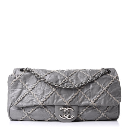 Chanel Calfskin Ultra Stitch Oversized Flap Grey 1 of 10