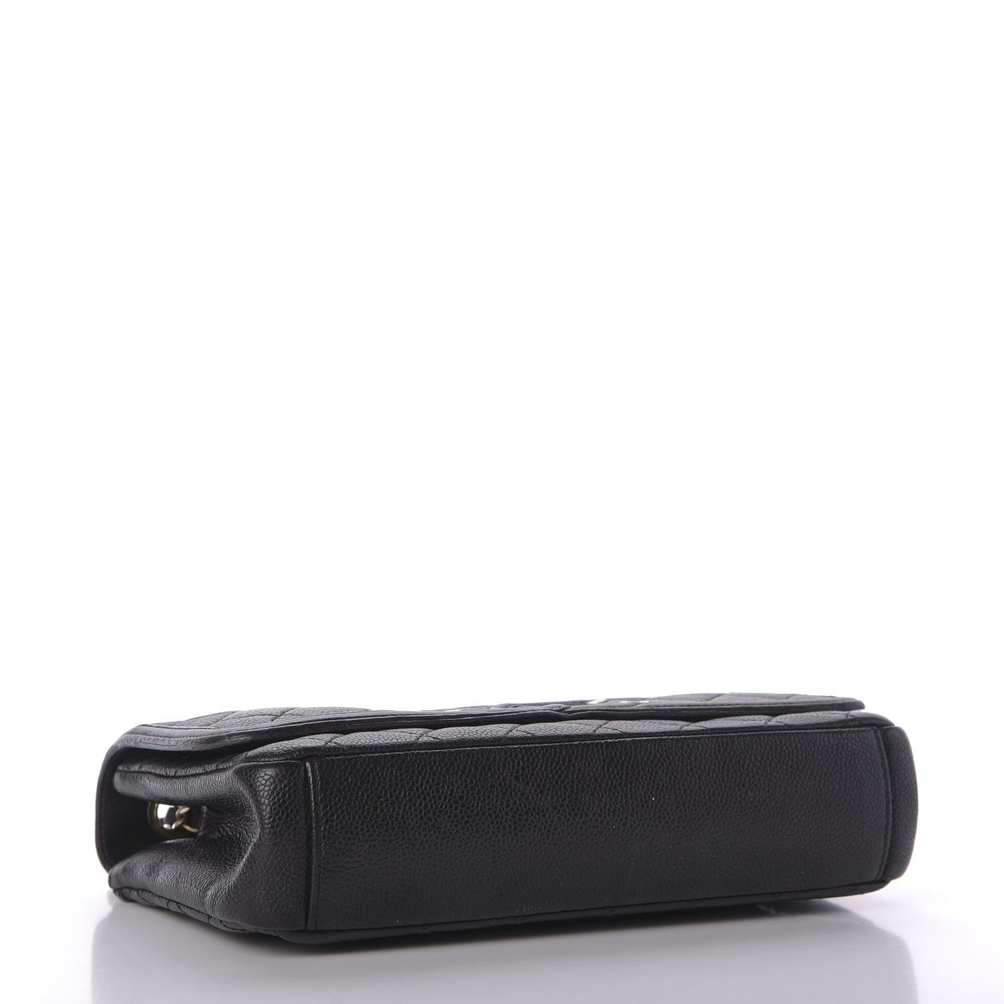 Caviar Quilted Medium CC Filigree Flap Black