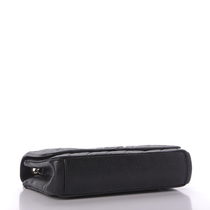 Chanel Caviar Quilted Medium CC Filigree Flap Black 4 of 9