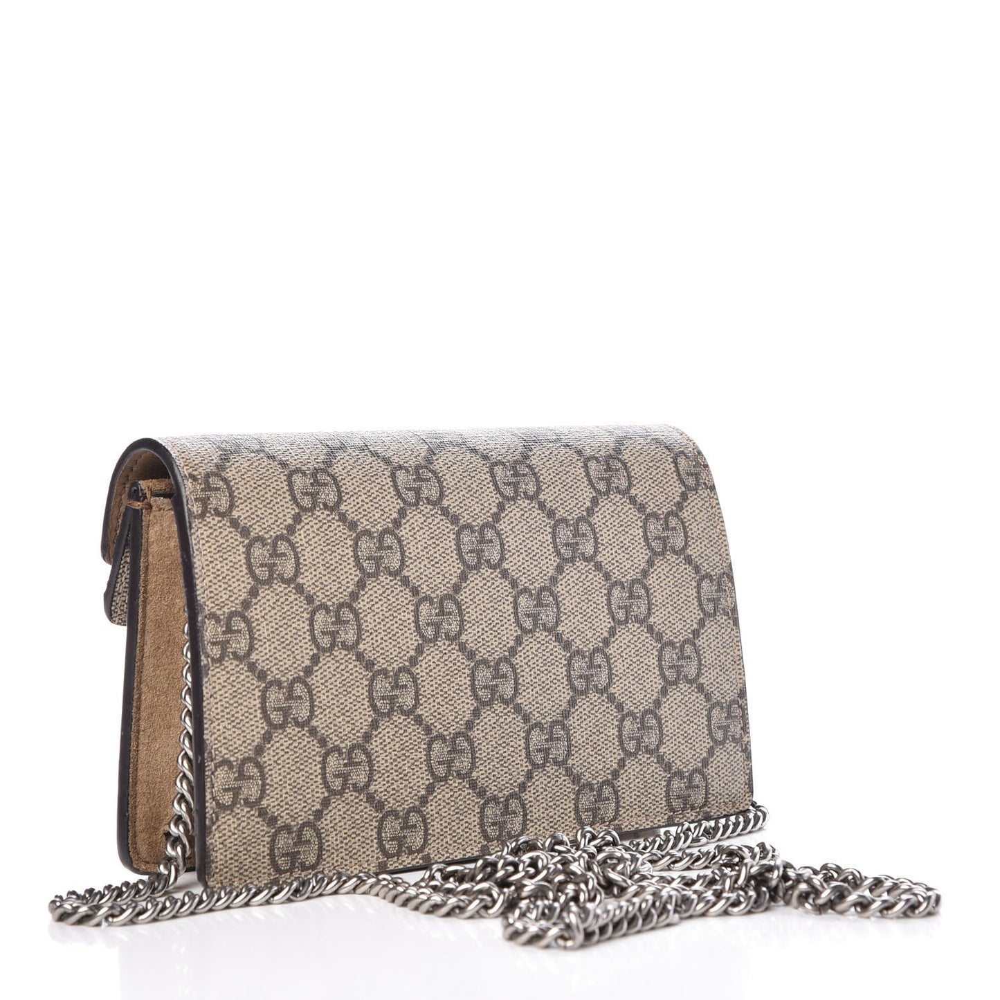 GG Supreme Monogram Super Mini Dionysus Shoulder Bag Taupe