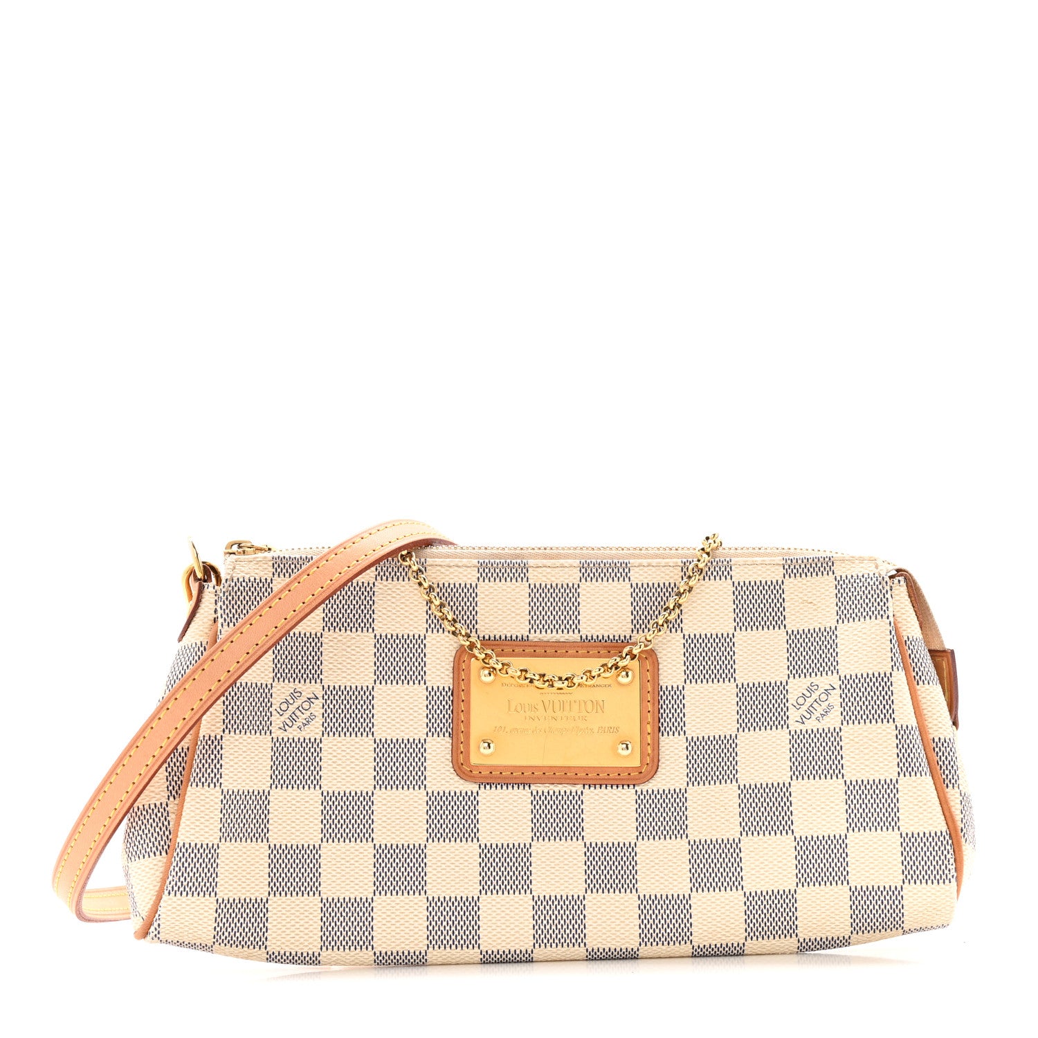 Louis Vuitton Damier Azur Eva Clutch 1 of 15