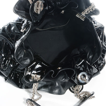 Christian Dior Patent Cannage Medium Le Trente Tote Black 5 of 7