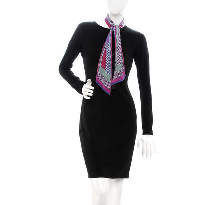 Louis Vuitton Silk Damier Aquarelle Bandeau Purple 2 of 8