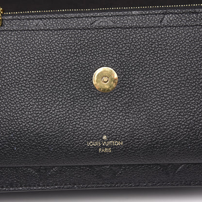 Louis Vuitton Empreinte Vavin Chain Wallet Black 6 of 10