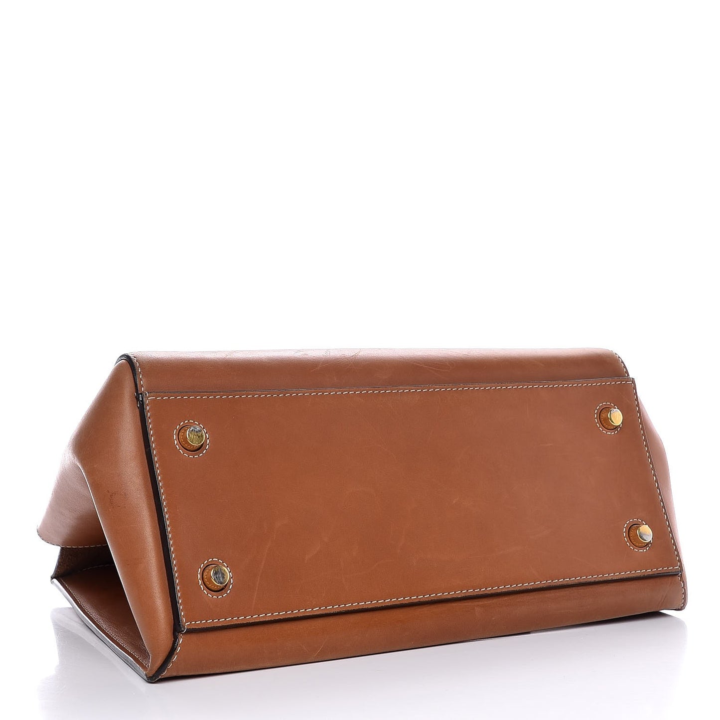 Smooth Calfskin Small Edge Shoulder Bag Camel