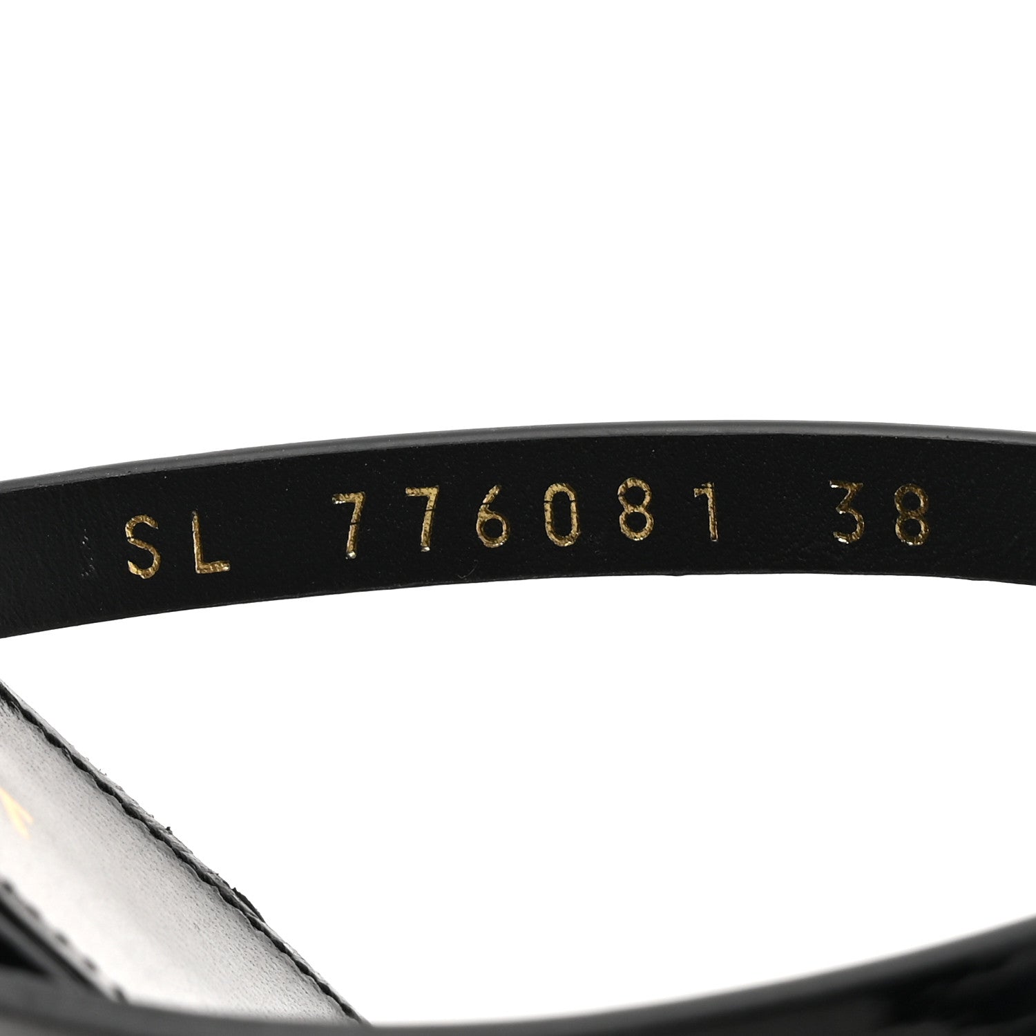 Saint Laurent Calfskin Cassandra Monogram Sandals 38 Black 8 of 10