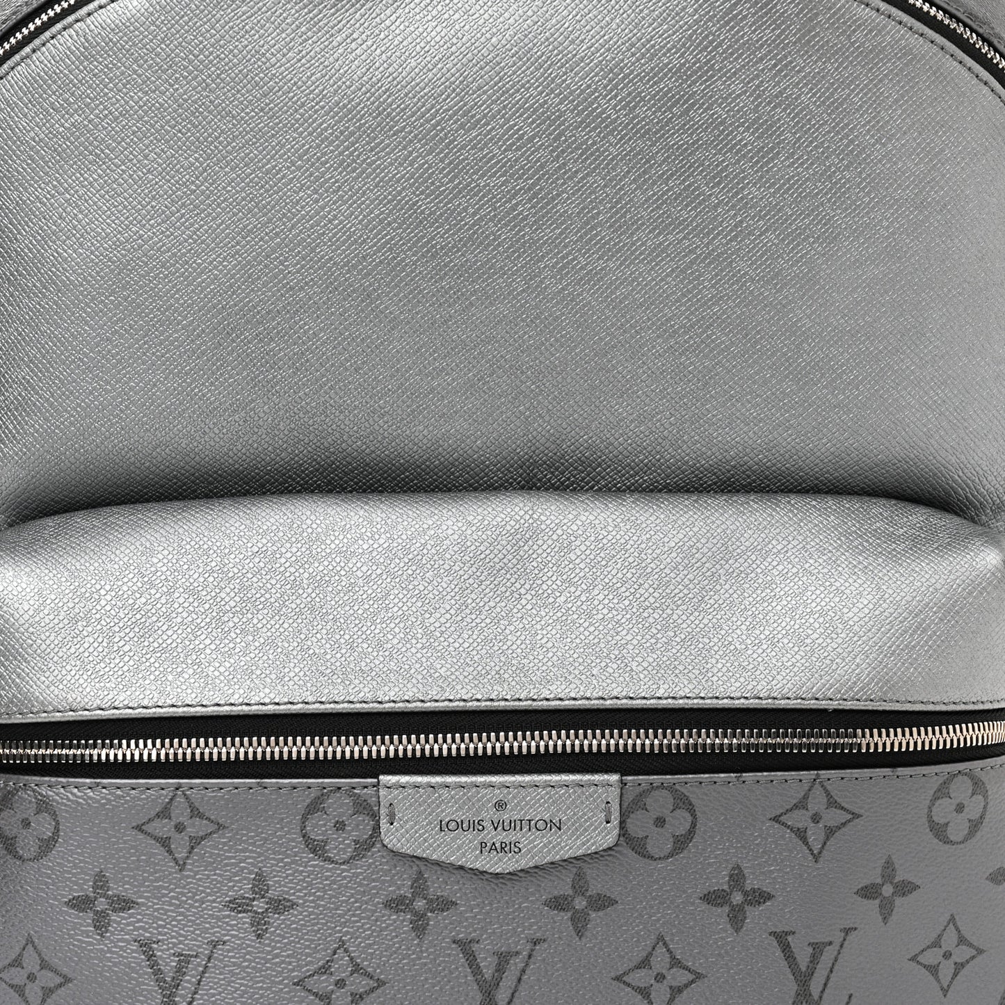 Monogram Taiga Discovery Backpack PM Silver