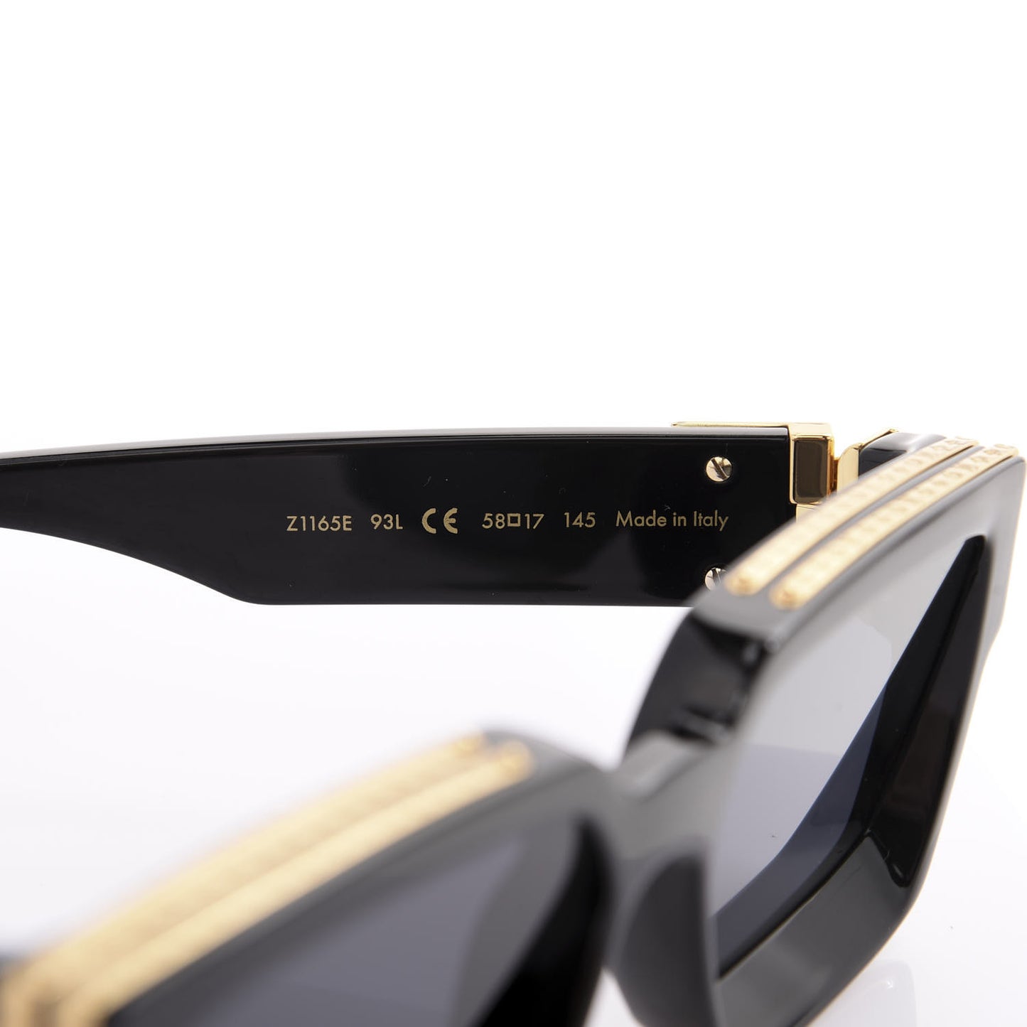 Acetate 1.1 Millionaires Sunglasses Z1165E Black