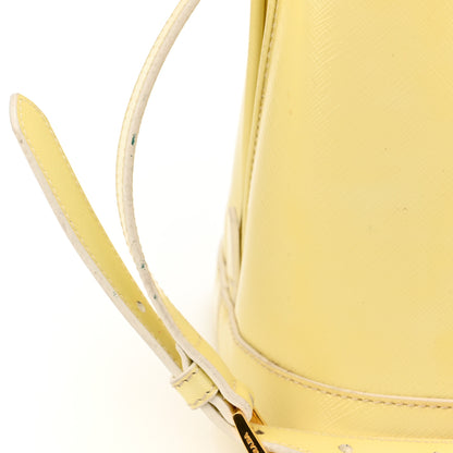 Prada Saffiano Lux Medium Open Promenade Tote Ananas 10 of 16