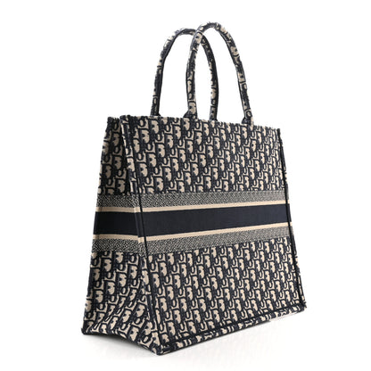 Christian Dior Oblique Large Book Tote Blue Multicolor 3 of 10