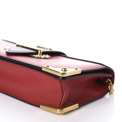 Prada City Calf Saffiano Cahier Pochette Fuoco Black 8 of 9