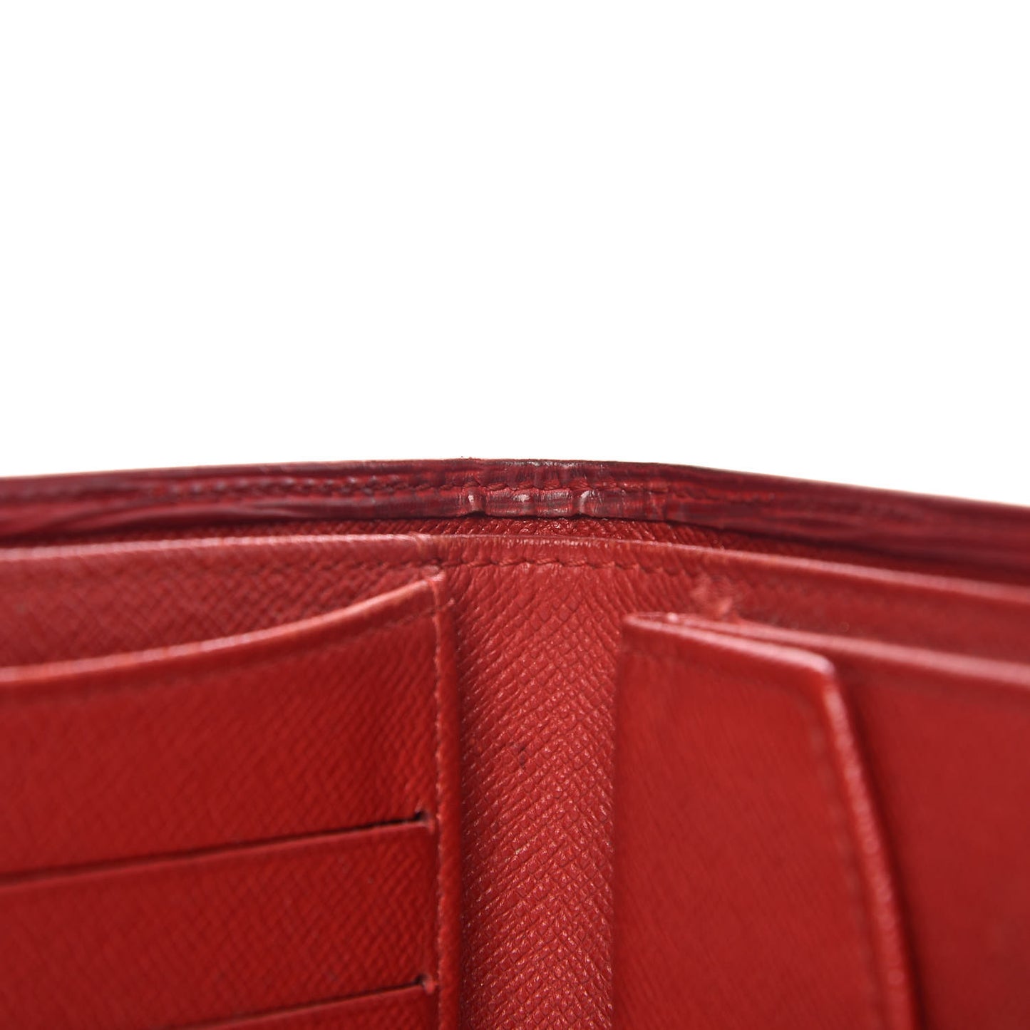 Epi Porte Billets Compact Wallet Red