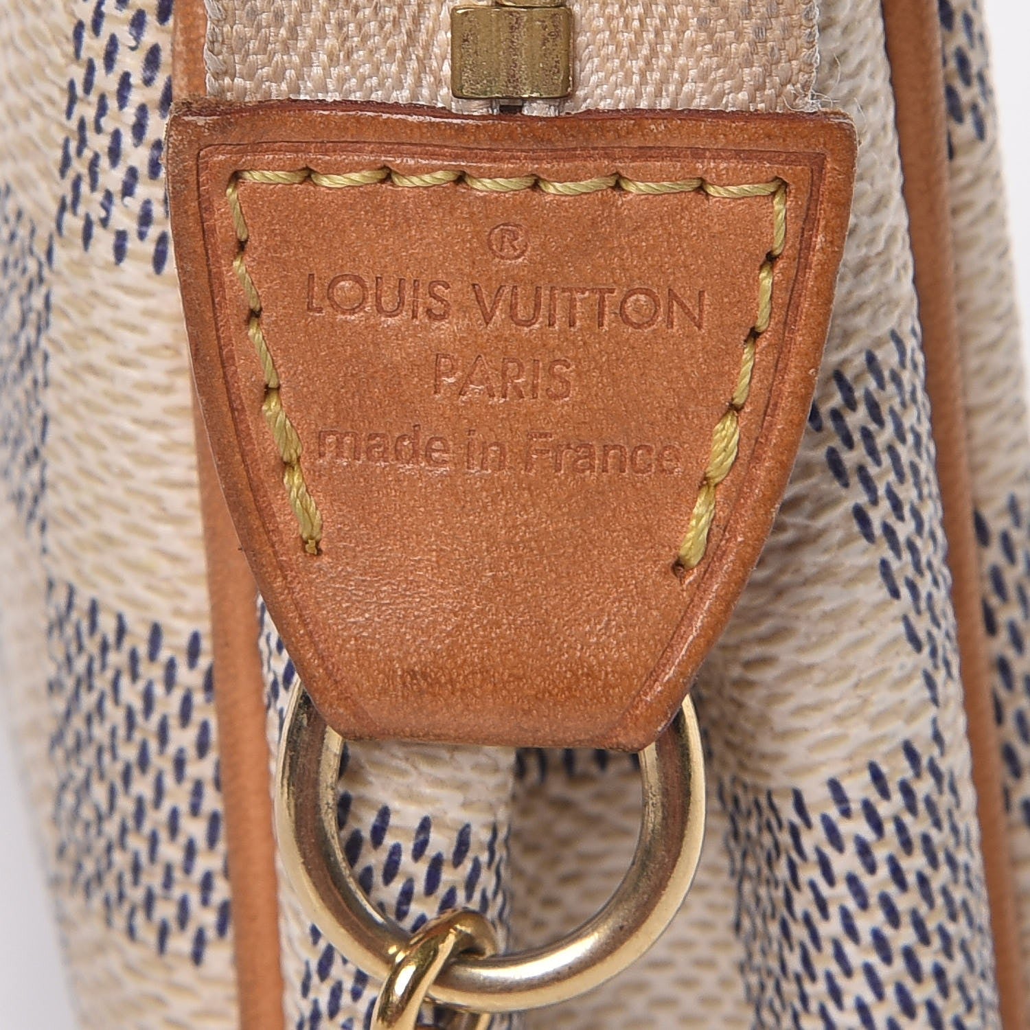 Louis Vuitton Damier Azur Eva Clutch 6 of 13