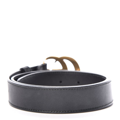 Gucci Calfskin Double G 30mm Belt 75 30 Black 4 of 9