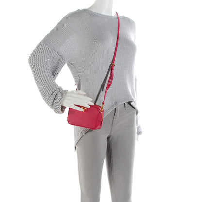 Prada Saffiano Mini Camera Crossbody Peonia 2 of 8