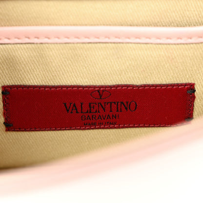Valentino Garavani Vitello Mini Glam Lock Rockstud Flap Water Rose 5 of 9