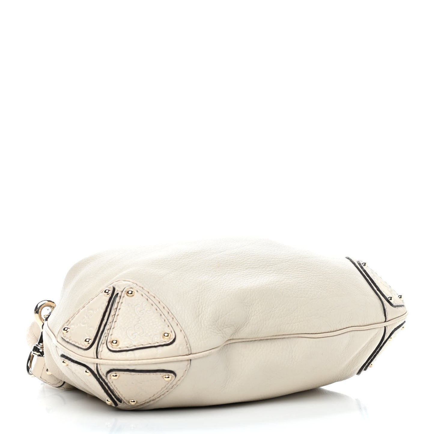 Calfskin Medium Indy Top Handle Bag Off White
